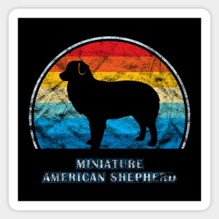 Miniature American Shepherd Vintage Design Dog Sticker